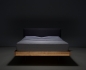 Preview: orig. SMOOTH Modernes Bett aus Erle